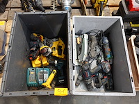 Partij diverse elektrische gereedschappen (2 bakken) - afbeelding 1 van  9