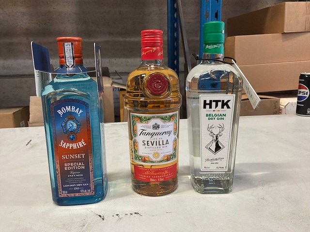 Partij diverse gin - afbeelding 1 van  2