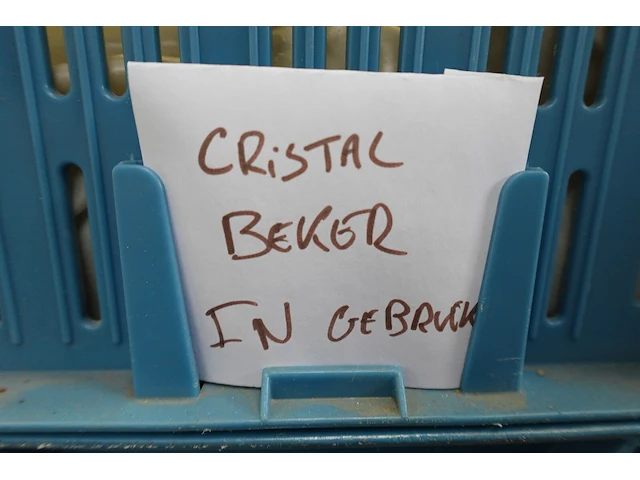 Partij diverse glazen en cristal bekers - afbeelding 10 van  21