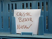 Partij diverse glazen en cristal bekers - afbeelding 13 van  21