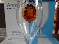 Partij diverse glazen en cristal bekers - afbeelding 19 van  21