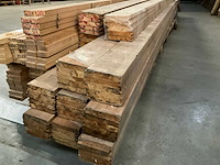 Partij diverse grenen kepers en plafondlatten - afbeelding 9 van  15