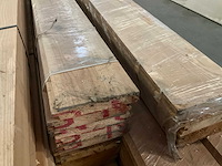 Partij diverse grenen kepers en plafondlatten - afbeelding 14 van  15