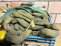 Partij diverse hijsbanden (circa 35 stuks) en toebehoren - afbeelding 4 van  8