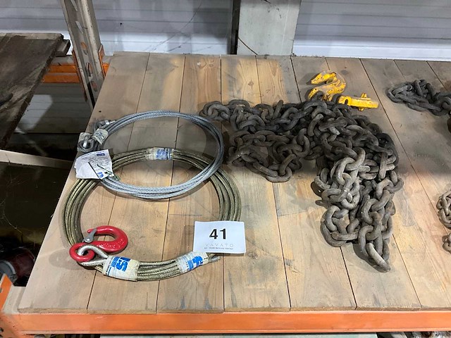Partij diverse hijskettingen - afbeelding 2 van  5