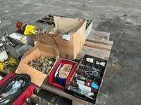 Partij diverse hijsmaterialen, gereedschappen en onderdelen - afbeelding 3 van  14