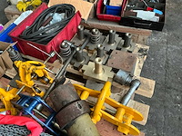 Partij diverse hijsmaterialen, gereedschappen en onderdelen - afbeelding 11 van  14
