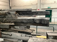 Partij diverse historische eiken balken