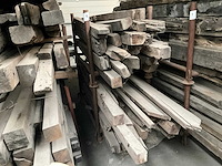 Partij diverse historische eiken balken