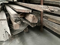 Partij diverse historische eiken balken - afbeelding 6 van  7