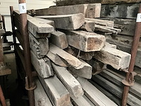 Partij diverse historische eiken balken - afbeelding 7 van  7