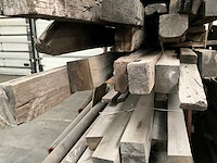 Partij diverse historische eiken balken - afbeelding 3 van  5