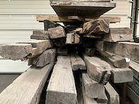 Partij diverse historische eiken balken - afbeelding 5 van  5