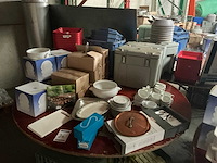 Partij diverse horecabenodigheden