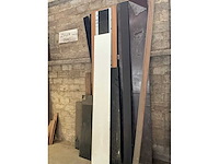 Partij diverse hout plaatrestanten - afbeelding 3 van  8