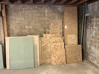 Partij diverse hout plaatrestanten - afbeelding 6 van  8