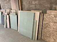 Partij diverse hout plaatrestanten - afbeelding 7 van  8