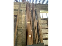 Partij diverse hout plaatrestanten - afbeelding 4 van  8
