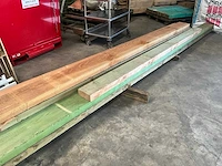 Partij diverse houten balken (10x) - afbeelding 3 van  10