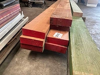 Partij diverse houten balken (10x) - afbeelding 5 van  10