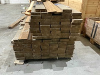 Partij diverse houten balken en planken - afbeelding 3 van  7