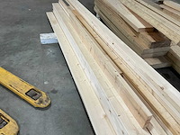 Partij diverse houten balken en planken - afbeelding 13 van  17