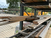 Partij diverse houten balken - afbeelding 5 van  8