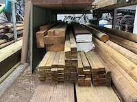 Partij diverse houten balken - afbeelding 4 van  9