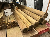 Partij diverse houten balken - afbeelding 5 van  9