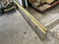 Partij diverse houten balken - afbeelding 7 van  9