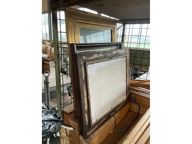 Partij diverse houten latten - afbeelding 6 van  6