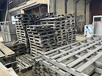 Partij diverse houten palletten - afbeelding 5 van  7