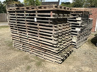 Partij diverse houten palletten - afbeelding 2 van  6