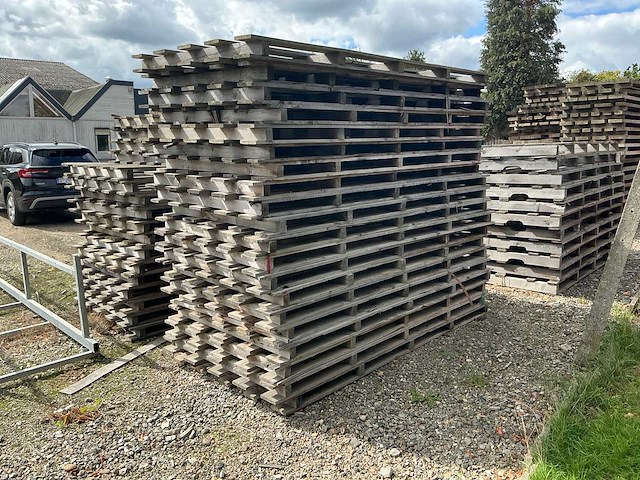 Partij diverse houten palletten - afbeelding 6 van  6