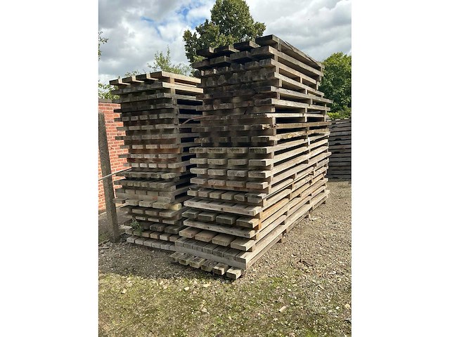 Partij diverse houten palletten - afbeelding 6 van  6