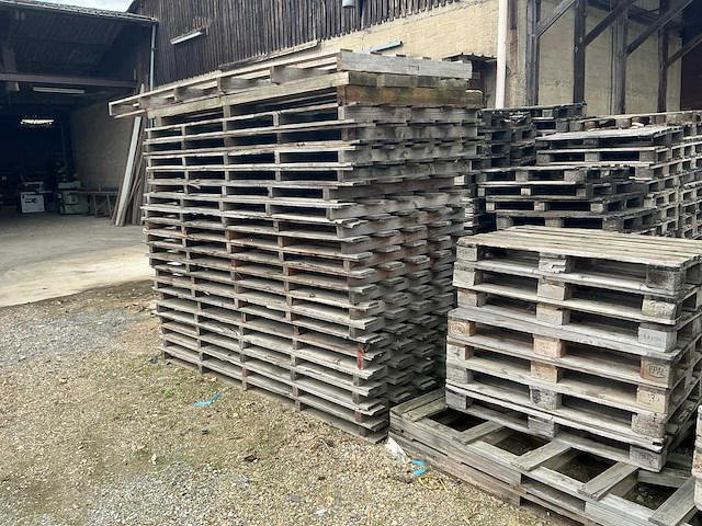 Partij diverse houten palletten - afbeelding 7 van  7