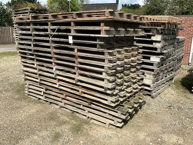 Partij diverse houten palletten - afbeelding 2 van  6