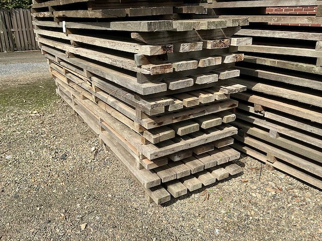 Partij diverse houten palletten - afbeelding 2 van  6