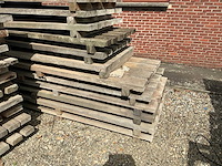 Partij diverse houten palletten - afbeelding 3 van  6