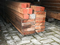 Partij diverse houten planken en balken - afbeelding 2 van  5