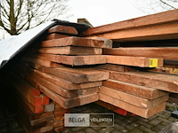 Partij diverse houten planken en balken - afbeelding 3 van  5