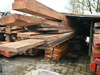 Partij diverse houten planken en balken - afbeelding 4 van  5
