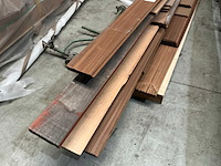 Partij diverse houten planken - afbeelding 1 van  3