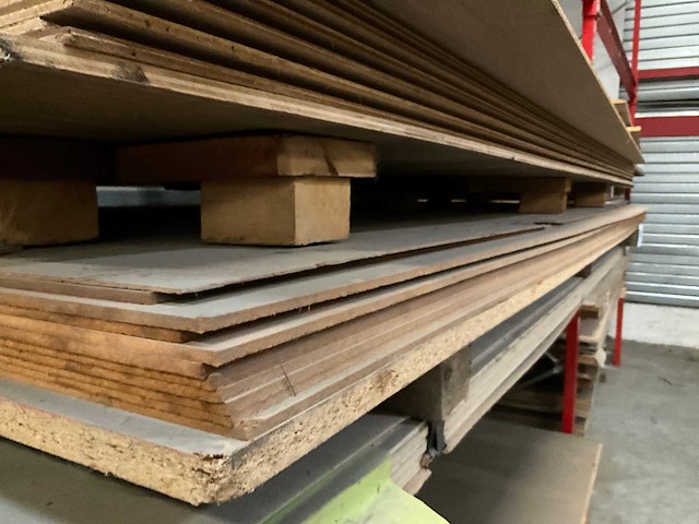 Partij diverse houten platen (22x) - afbeelding 3 van  8