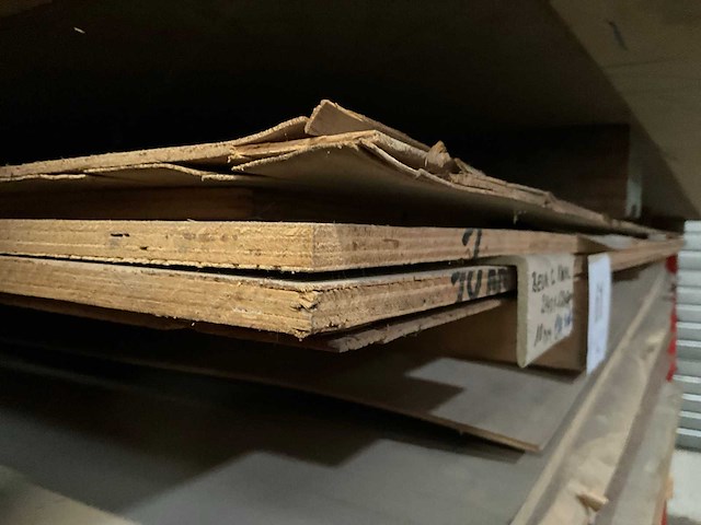 Partij diverse houten platen (26x) - afbeelding 3 van  17