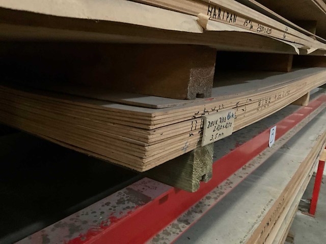 Partij diverse houten platen (26x) - afbeelding 5 van  17