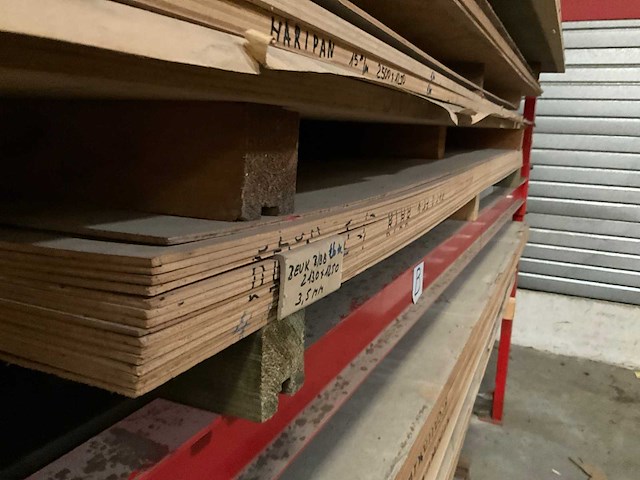 Partij diverse houten platen (26x) - afbeelding 6 van  17