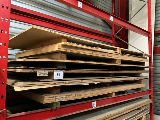 Partij diverse houten platen (26x) - afbeelding 9 van  17