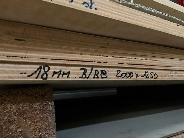 Partij diverse houten platen (26x) - afbeelding 14 van  17