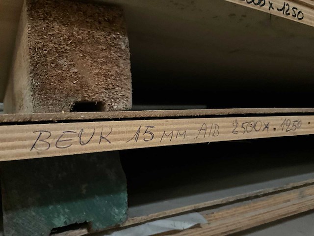 Partij diverse houten platen (26x) - afbeelding 16 van  17